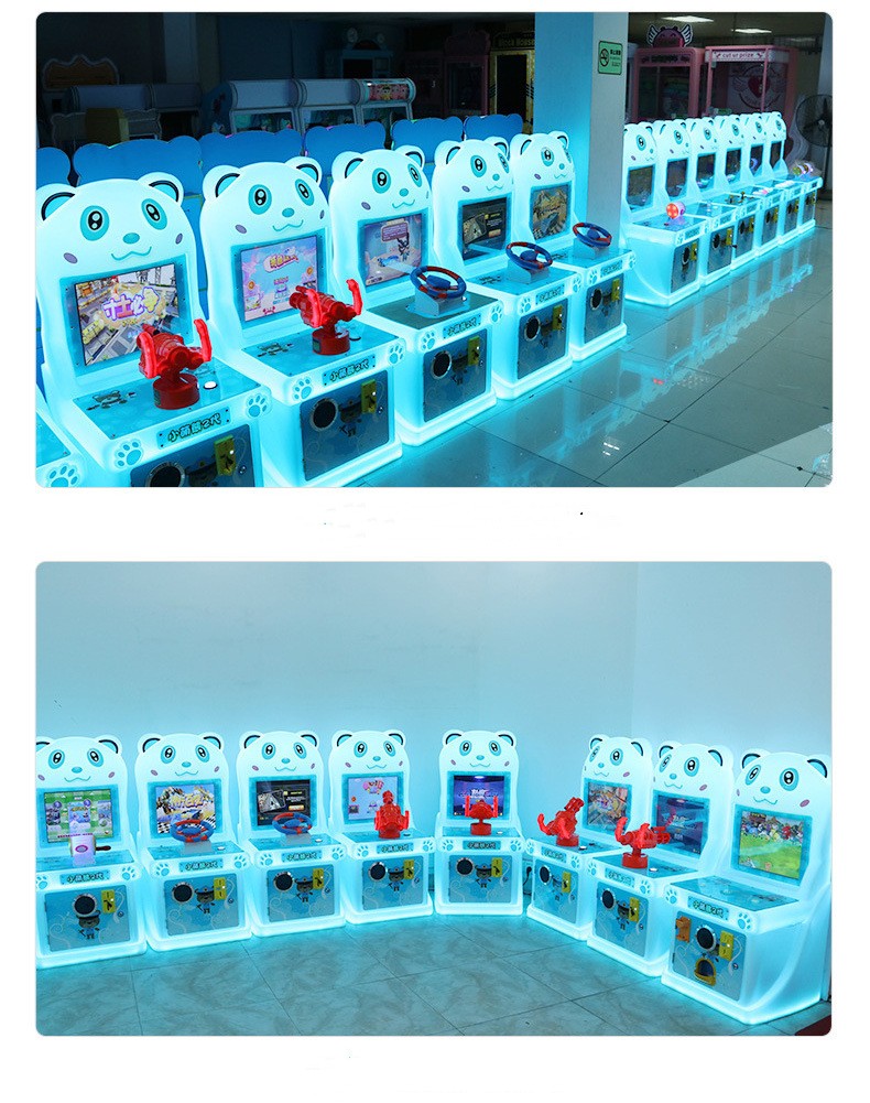 Kids Pusher Arcade Shooting Gun Game Machine Mini Arcade Machine Game For Kids 1 Players