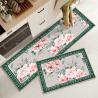 Buy cheap Plant Flower Printing Kitchen Floor Mats Non Slip 40*60mm Rectangle from wholesalers