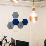 Nontoxic Indoor Polyester Fiber Acoustic Panel Lightweight For KTV