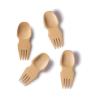 Buy cheap 9cm Biodegradable Mini Disposable Bamboo Cutlery Salad Spork For Travel Camping from wholesalers