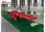 Leaf Spring Type 40 Ft Low Bed Trailer