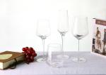 Hexagon 210ml Tulip Lead Free Crystal Champagne Glasses Slim Stem