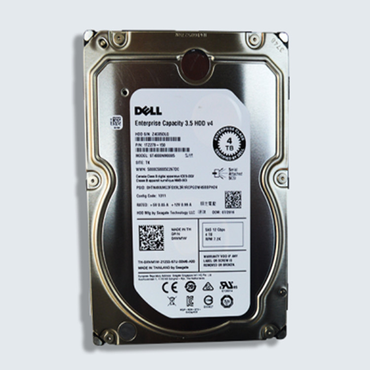 7.2K RPM SATA 4TB Dell Server Hard Disk Drives 6Gbps 3.5inch