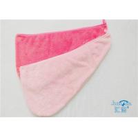 Buy cheap Microfiber Quick Water-Absorbing Wet Hair Wrap Turban Towel , Fast Drying Towels product