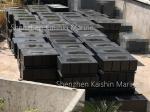 Floating Polyethylene Pontoons black Floater for Yacht Berthing Dock