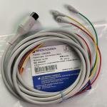BJ-753P NIHON KOHDEN Heart Conductivity Wire Black Round Head 6 Pin Three Lead