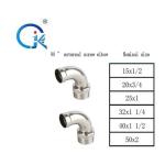 OEM Carbon Steel Press Fittings DN20 90 Degree Elbow Male Female