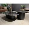 Buy cheap Modern European Style Marble Top Metal Base Coffee Table Set from wholesalers