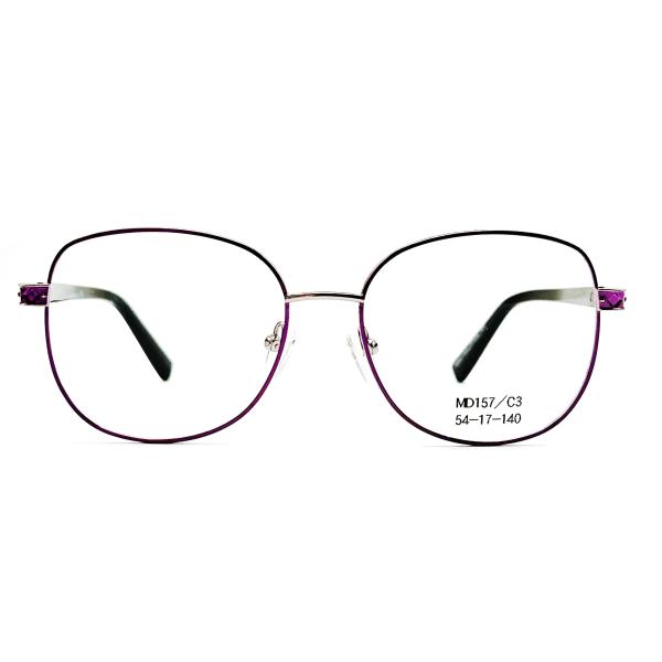 Buy cheap MD157 Womens Square Stainless Steel Optical Frames 54-17-140 Size from wholesalers