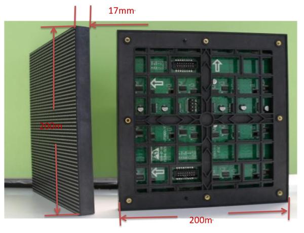 Buy cheap Module Size 200 X 200mm High Brightness White Balance Outdoor Fixed LED Display from wholesalers
