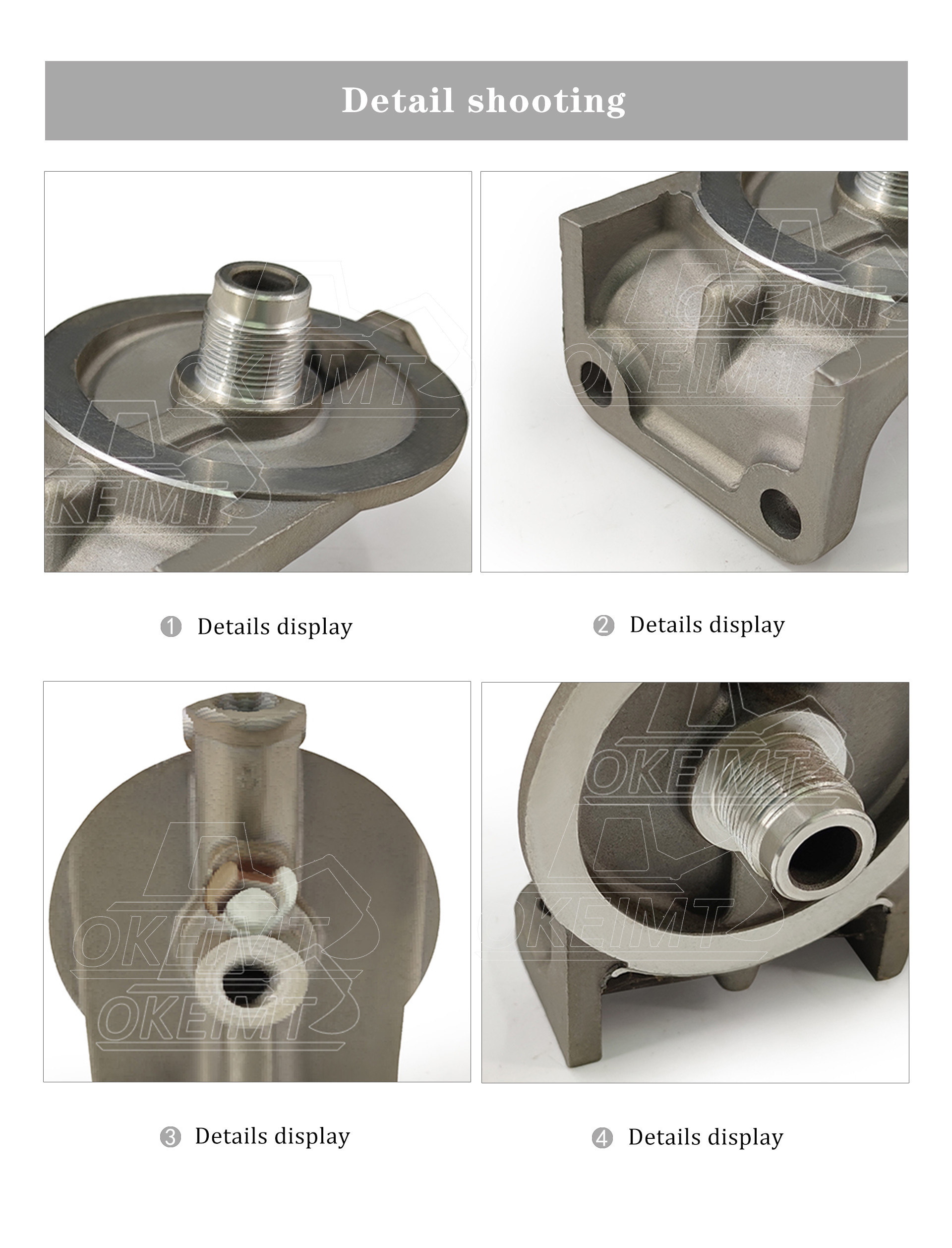 4326807 1-13212108-0 High Quality Brand New Construction Machinery Hot Sale Fuel Filter Head 6BG1