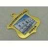 Buy cheap Tromsomarsjen Zinc Alloy Zinc Alloy Medal With Printing / Gold Plating from wholesalers