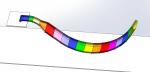 5-60 Years Old U Shape Water Slide Big Mutilcolor Boomerang Water Slide