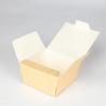 Buy cheap Custom Logo Single-Sided Kraft Paper Container Food Grade Disposable Cover Packaging Box from wholesalers