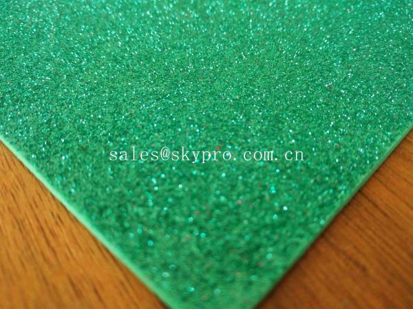 Buy cheap PE Rubber Virgin EVA Foam Sheet Bulk Glitter Rolls Shiny Surface Embossed from wholesalers
