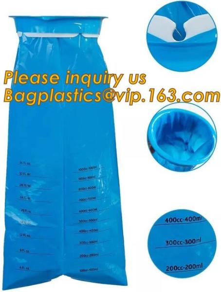 Buy cheap emesis vomit bag disposable,Used for hospita/ travel /airplane/ disposable blue plastic vomit bag with ring Medical Emes from wholesalers
