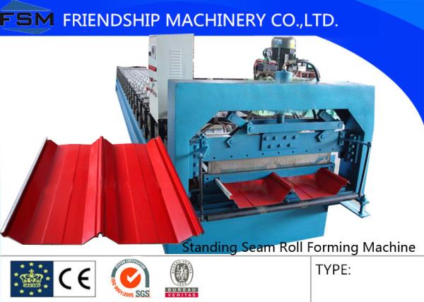 Buy cheap Color Steel Aluzinc Panel Standing Seam Roll Forming Equipment Hydraulic System from wholesalers