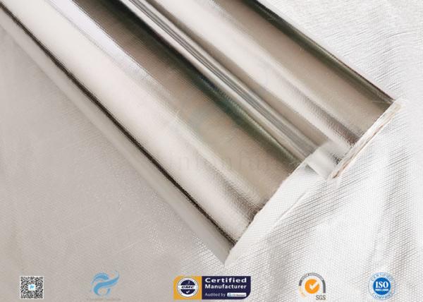 Buy cheap Moisture Proof 450g Durable Aluminium Foil Fiberglass Fabric Silver Laminated from wholesalers