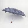 Buy cheap 21 inch low costs promotional full color printing pongee 3 fold umbrella from wholesalers