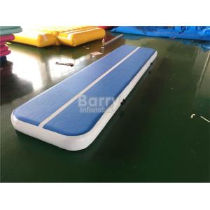 Buy cheap Smooth Rubber 4m Inflatable Air Tumble Track With Drop Stitches from wholesalers