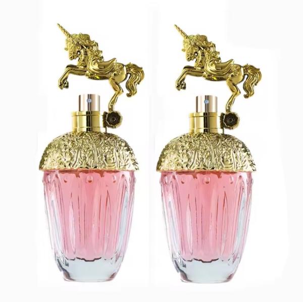 Buy cheap 50ML 80ML High Quality Arabic Perfume Spray Bottle Round Atomizer Glass Spray Perfume Bottle With Silver Gold Lid from wholesalers
