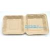 Buy cheap Compartment hinged container sugarcane bassage pulp food serving box 750ml bassage take out container bagplastics packa from wholesalers