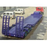 Buy cheap 50T Gooseneck 3 Axle Low Bed Semi Trailer product