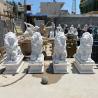 Buy cheap Marble Lion Statue Natural Stone Animals Sculpture Hand Carving Outdoor Garden Decoration from wholesalers