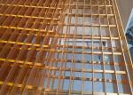 Aluminum 6063 Alloy Metal Grate Stair Treads For Industrial Walkway