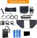 Photo Recording 200-400m Night Vision Sight With Infrared Laser Flashlight