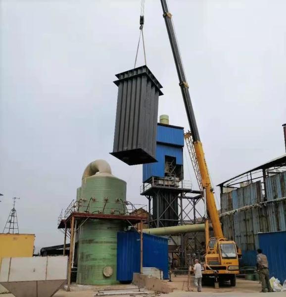 Buy cheap Vertical Stainless Steel Spray Flue Gas Desulfurization Tower Simplified Maintenance from wholesalers