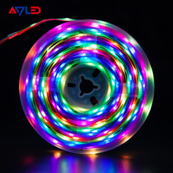 Buy cheap Individually Addressable RGB Waterproof LED Strip Light DC12V 24V from wholesalers