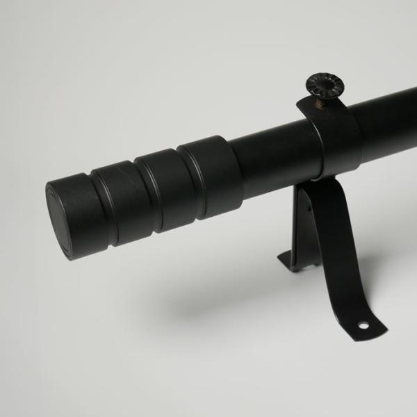 Buy cheap Black Single Type 28mm Square Bay Window Curtain Pole from wholesalers