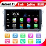 Android 11 VW Android Car Stereo Car Radio Player GPS USB No DVD 2 Din 9 Inch