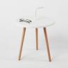 Buy cheap Wood and Steel Coffee Table The Perfect Addition to Your Modern Living Room from wholesalers