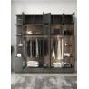 Buy cheap 5 Star Hotel Melamine Wood Furniture Simple Sliding Wardrobe With Transparent Doors from wholesalers