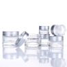 Buy cheap 5g 10g 15g 30g 50g 100g Food Grade Round Glass Jar with Gold or Silver Lids from Screen Printing from wholesalers