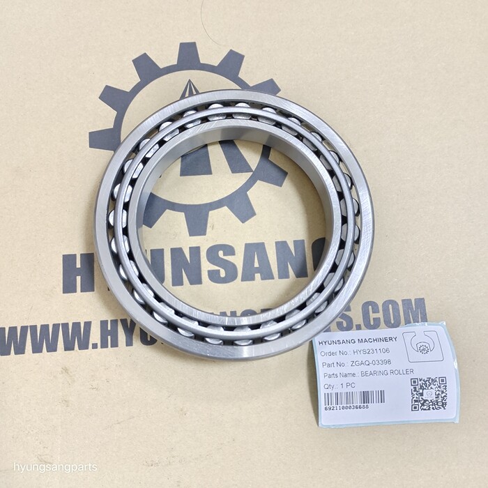 Excavator Taper Roller Bearing ZGAQ-03398 ZGAQ-03875 For R140W9 HW140