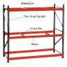Buy cheap 10’ Tall Teardrop Pallet Rack System Full Welded Upright Frame And Step Beam from wholesalers