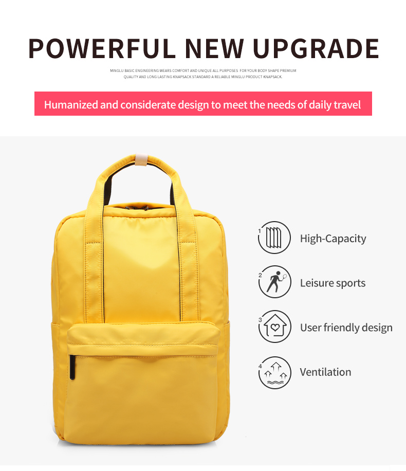 Factory wholesale custom logo women fashion waterproof teenagers kids backpack school bag