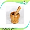 Buy cheap Wood Mortar And Pestle Set Garlic Pounder Press Spice Crusher For Home Cooking from wholesalers