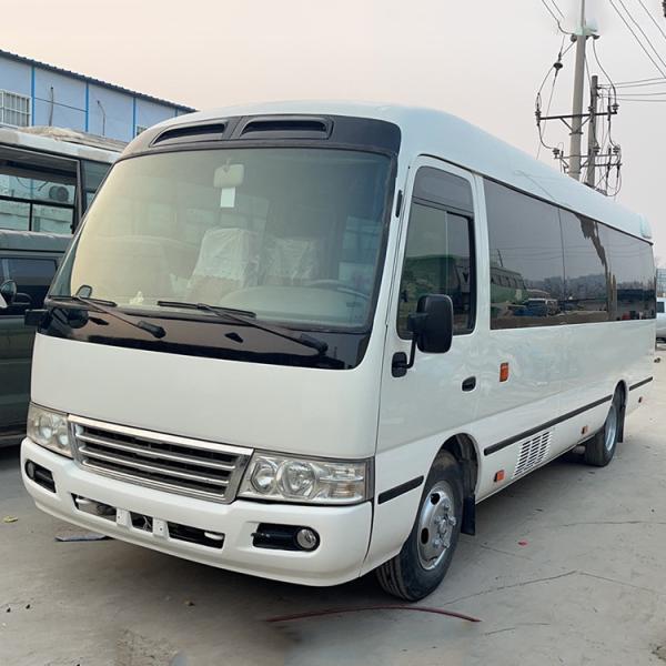 Buy cheap Affordable 25 Seater Used Diesel Japanese Coaster Bus EURO 3 Emission from wholesalers