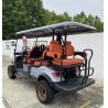 Buy cheap OEM 6 Seater Electric Utility Lifted Golf Cart 4 Wheel Disc Brake 10 Inch TFT IP66 from wholesalers