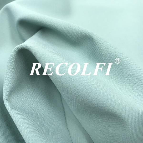 Buy cheap Solid Color Swimwear Repreve Fabric , Soft Anti Uv Sensitive Sports Bra Fabric from wholesalers