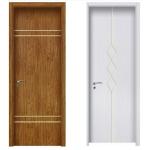 Stainless Steel Bedroom UPVC PVC Casement Door For Modern Simple Interior