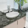 Buy cheap Waterproof Adhesive Wallpaper Stickers for Kitchen Countertop and Bathroom White Marble Granite Design Mildew Proof from wholesalers