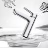 Buy cheap Single Handle Bathroom Washbasin Faucet Hot And Cold Stainless Steel Household Sink from wholesalers