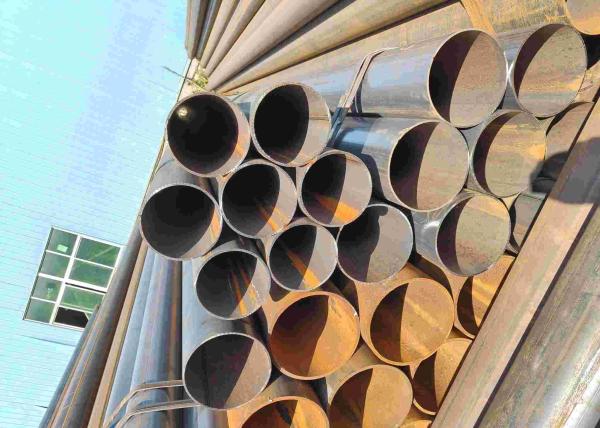 Buy cheap Large Diameter LSAW Steel Pipe DIN 17100 / ST37-2 / ST44-2 / ST52-3 SAWL Steel Pipe from wholesalers