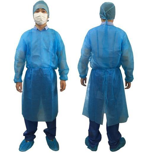 Buy cheap Long Sleeves Disposable PPE Gowns Anti Virus Safety Protective Clothing from wholesalers
