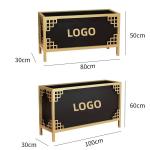 Outdoor luxury iron street combination flower planter box